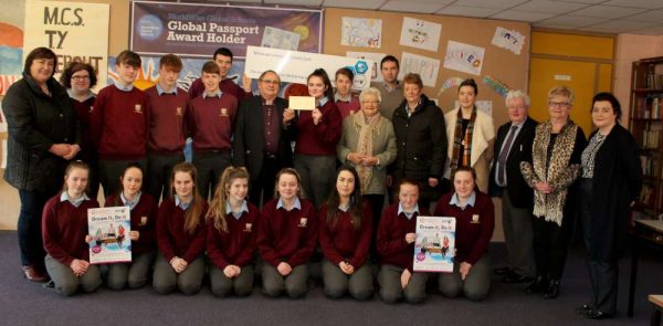 As has been done annually Millstreet Community Council financially supports the MCS Students who will be participating in January 2017 in Dublin in the Young Scientist Exhibition. This year a most impressive five different groups will be taking part with some quite fascinating projects. The significant cheque was presented by Chairman Noel Buckley at the School on Wednesday, 23rd Nov. 2016. Click on the images to enlarge. (S.R.)